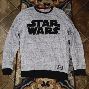 Star Wars Black and Gray Crewneck Sweater